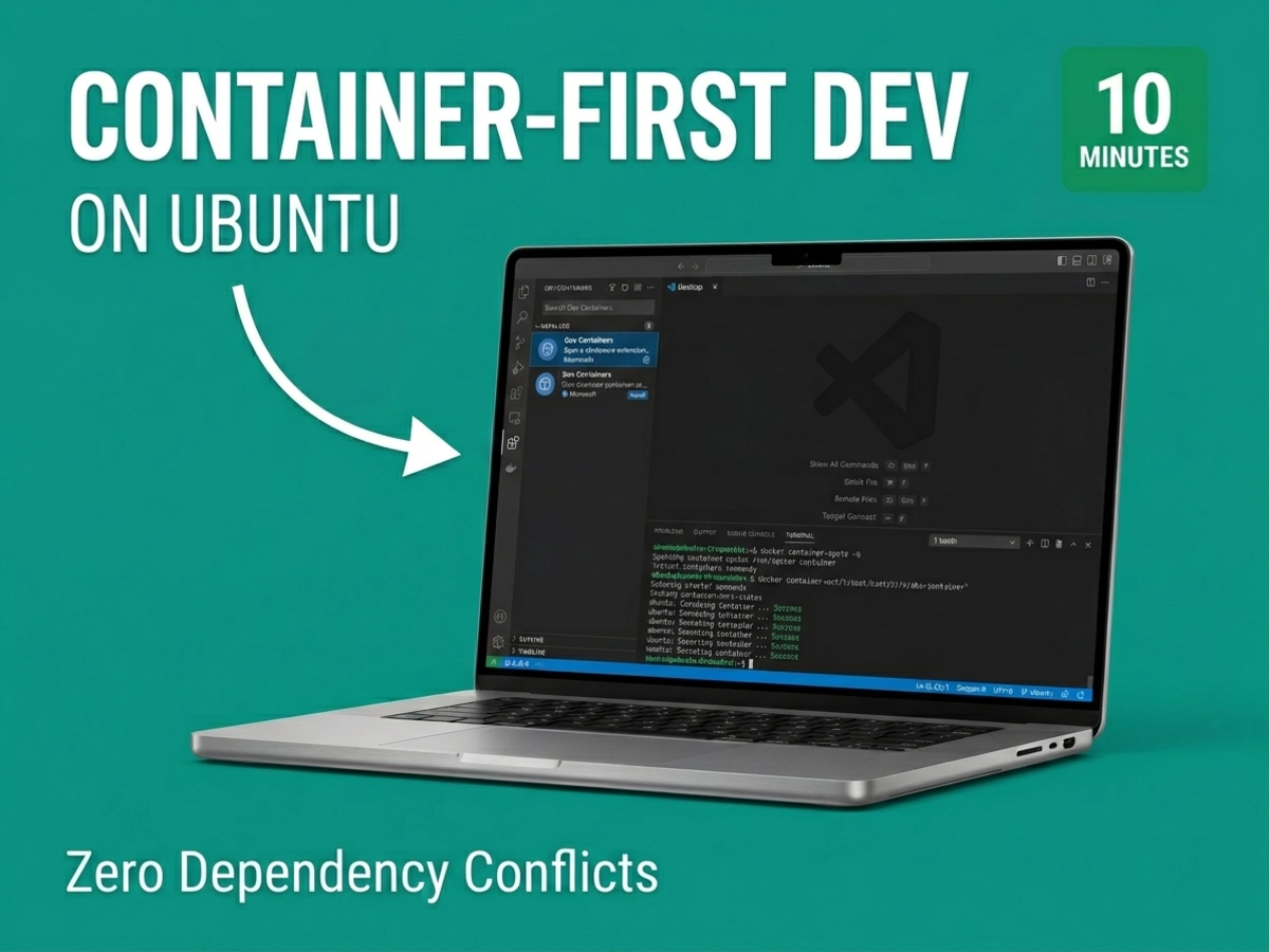 Featured image for Container-First Development on Ubuntu: The 10-Minute Professional Setup