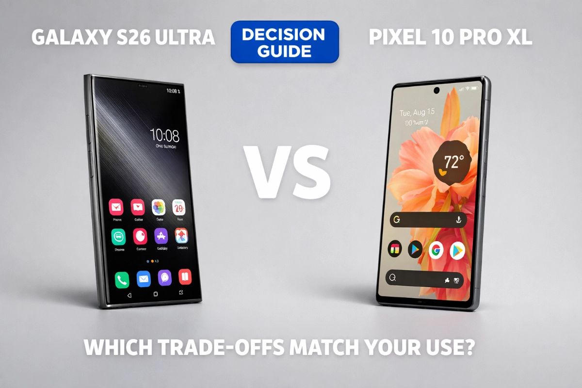 Featured image for Galaxy S26 Ultra vs Pixel 10 Pro XL: Which Trade-offs Match Your Daily Phone Use