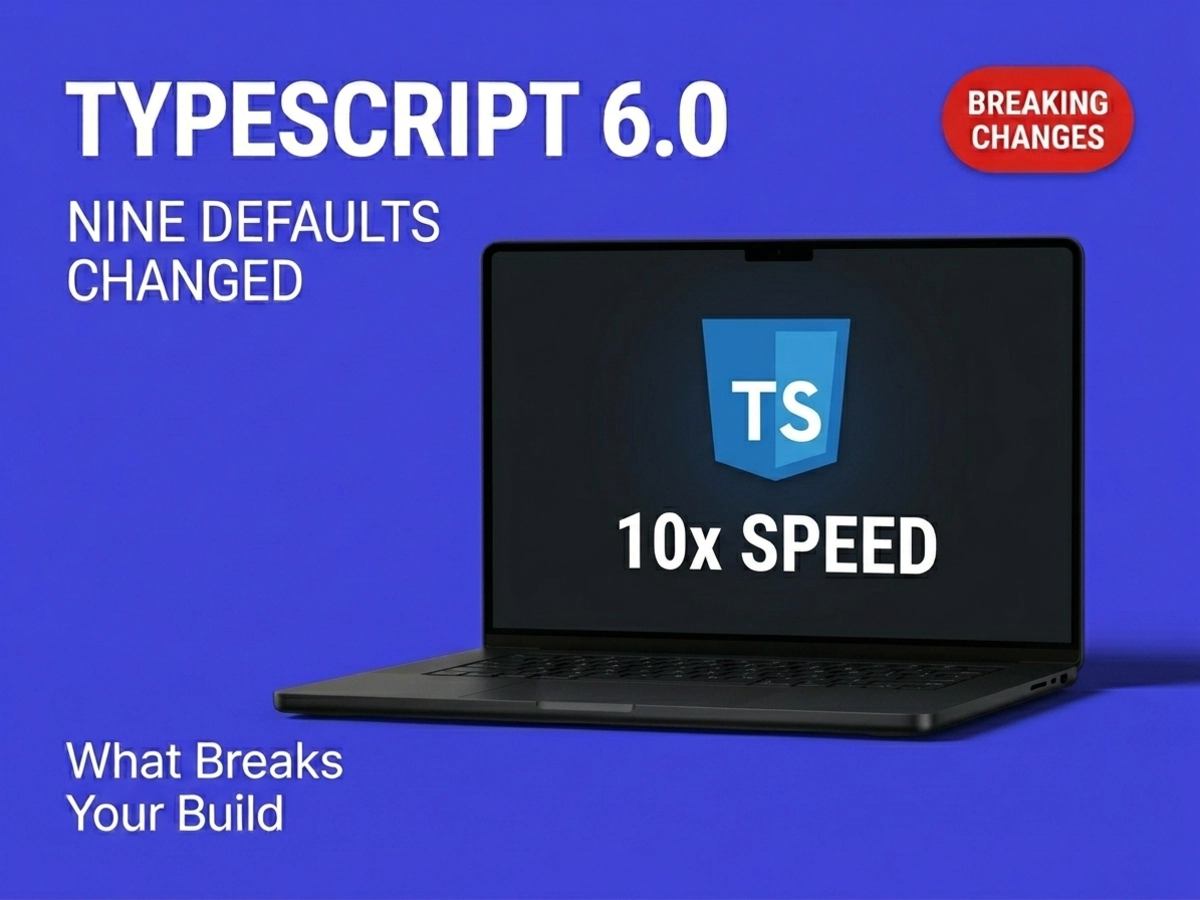 Featured image for TypeScript 6.0 Breaking Changes: What Breaks and What Already Helps
