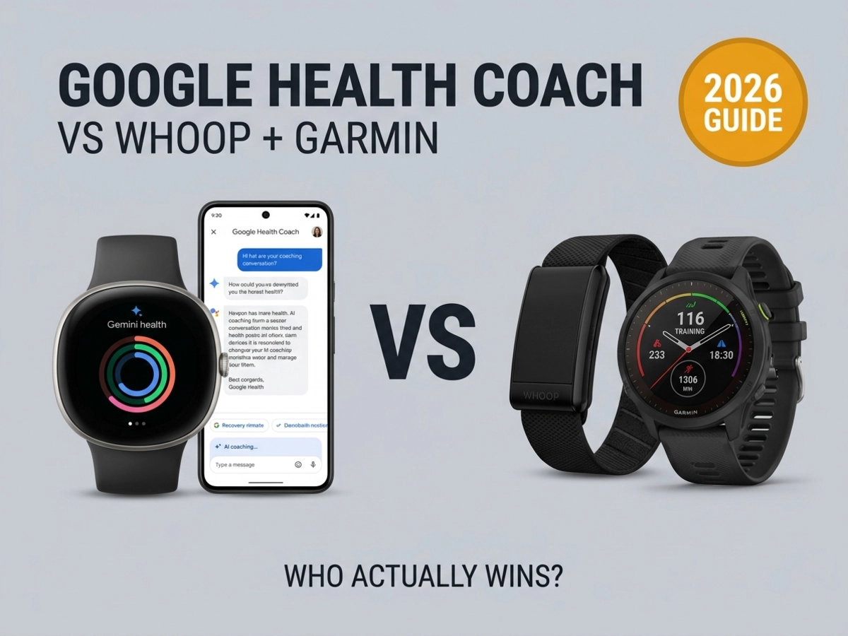 Google Health Coach vs Whoop, Garmin: Who Actually Wins in 2026