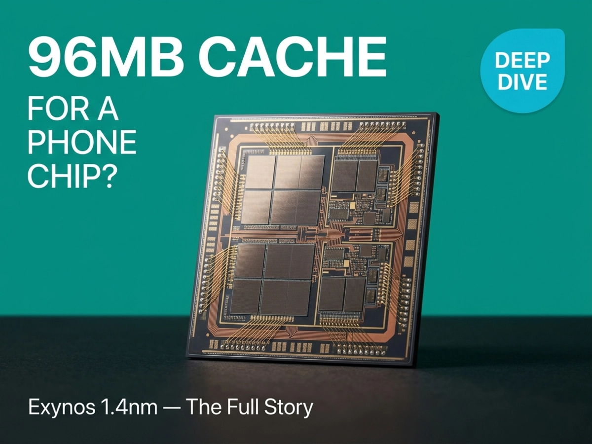 Featured image for Why Samsung's 96MB Cache Claim Makes Sense — Just Not for a Phone